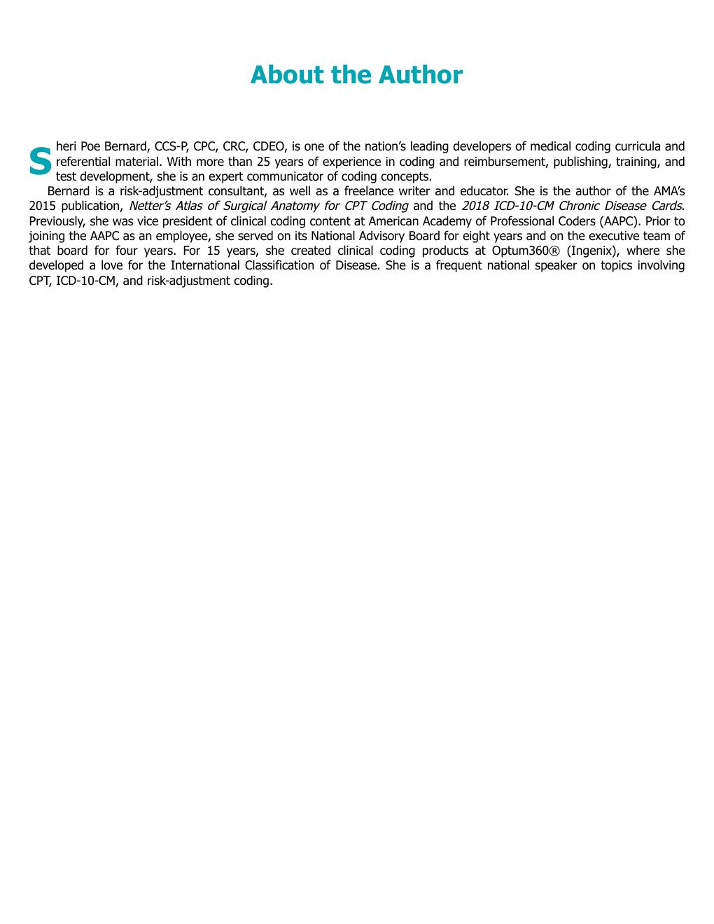 Preview page 8 of Risk Adjustment Documentation & Coding 2nd Edition By Sheri Poe Bernard