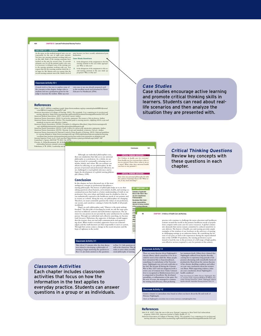 Preview page 4 of Role Development in Professional Nursing Practice 6th Edition By Kathleen Masters