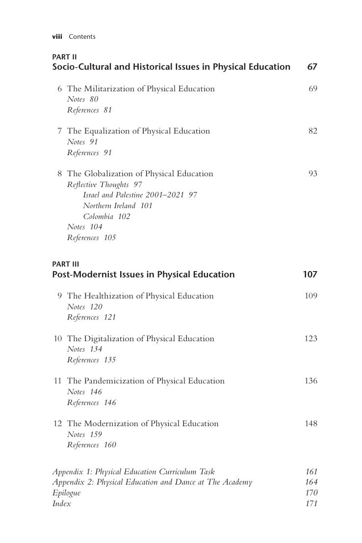 Preview page 9 of Teaching Physical Education Contemporary Issues for Teachers, Educators and Students 1st Eition By  Gary Stidder