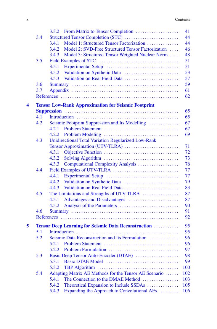 Preview page 10 of Tensor Computation for Seismic Data Processing By Feng Qian; Shengli Pan; Gulan Zhang