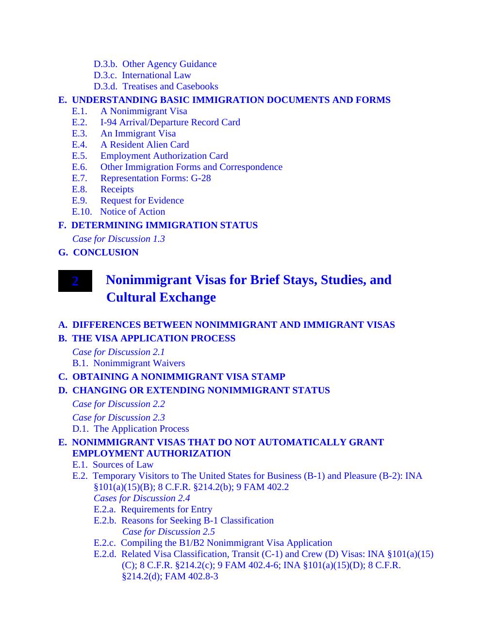 Preview page 10 of Understanding Immigration Law and Practice, 2nd Edition By  Ayodele Gansallo, Judith Bernstein-Baker