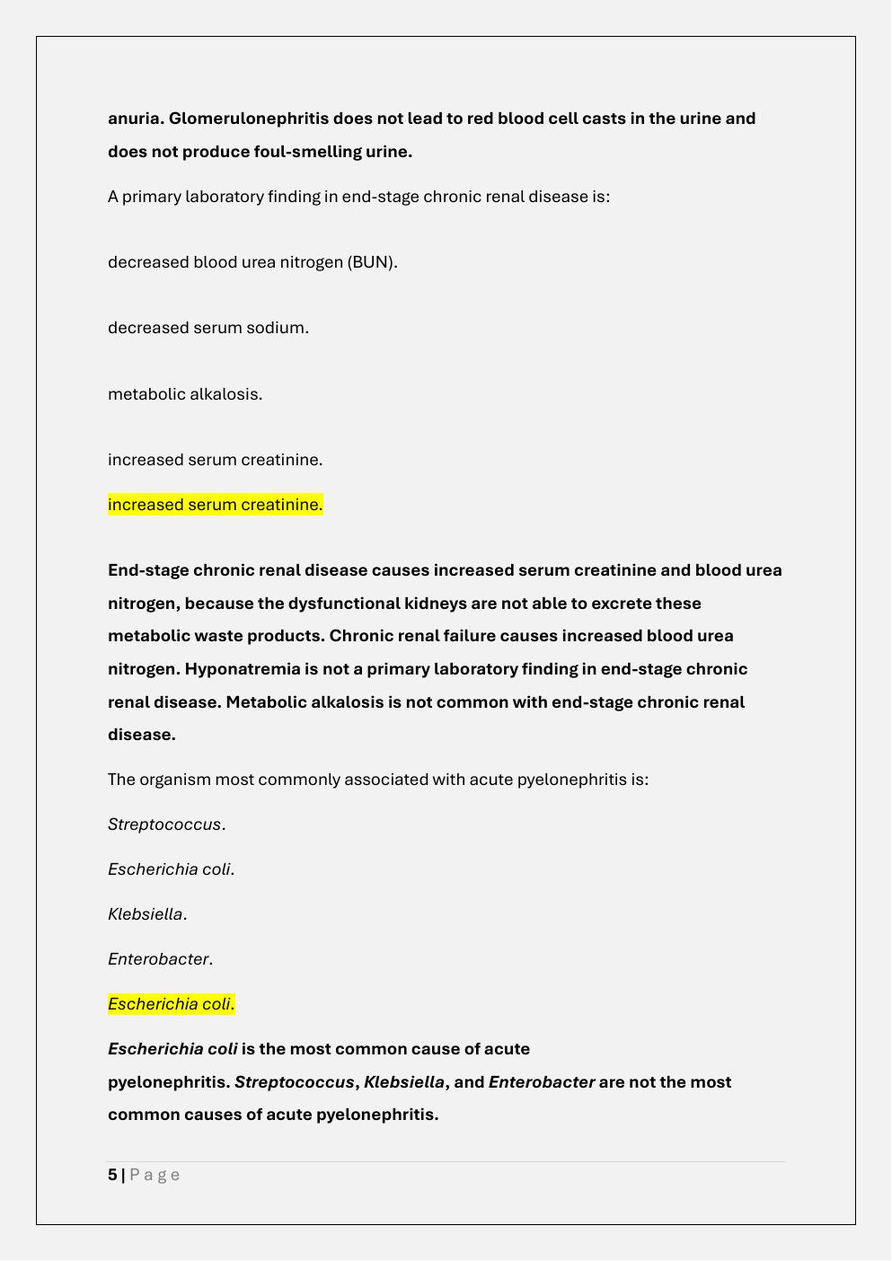 Preview page 5 of PATHO 370 FINAL EXAM PREP TEST BANK 2  /WCU PATH 370 PATHOPHYSIOLOGY FINAL  EXAM