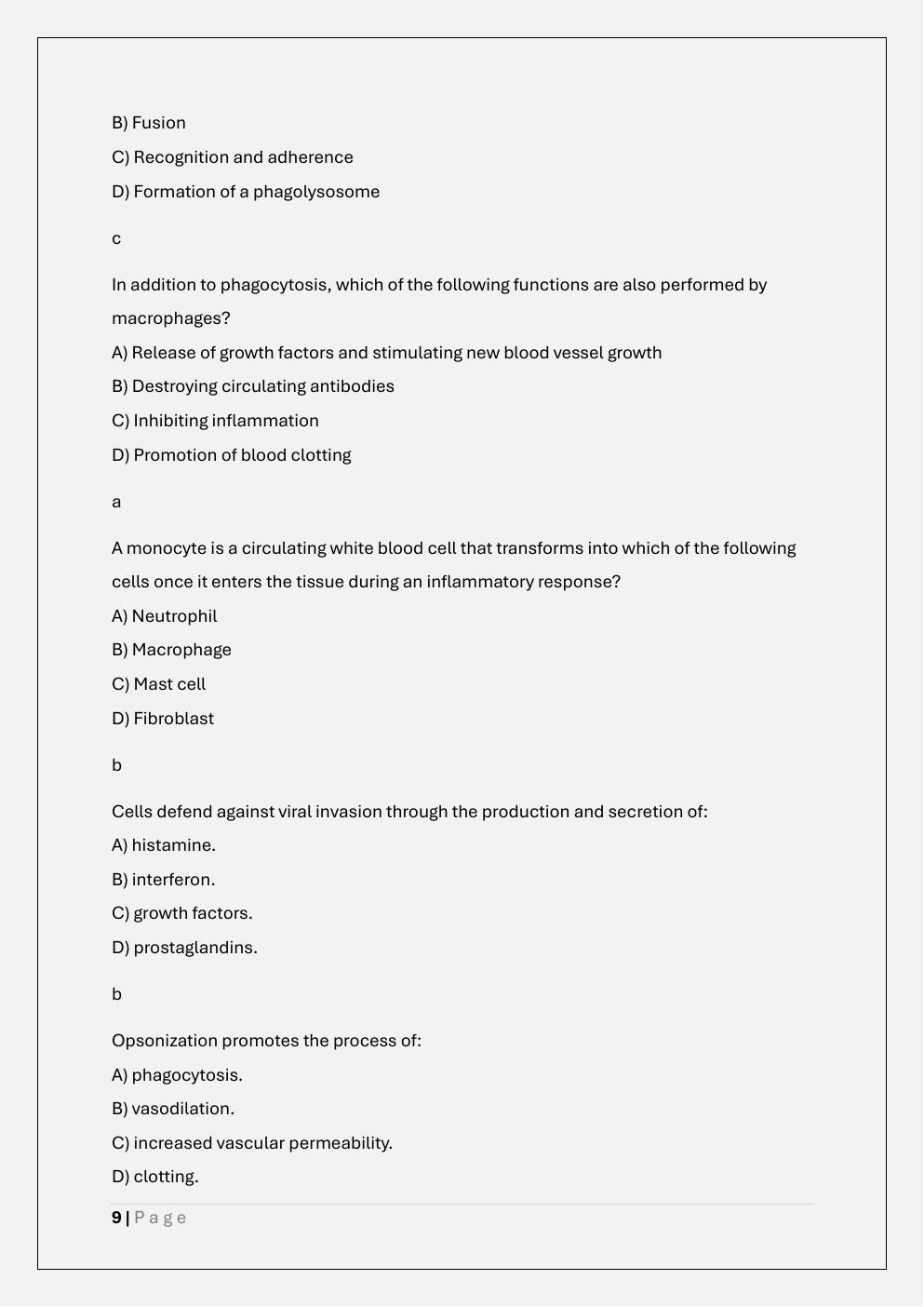 Preview page 9 of NURS 611 ADVANCED PATHOPHYSIOLOGY  EXAM 1 PREP /NURS 611 EXAM 1