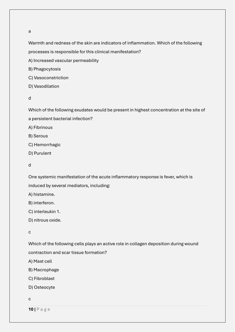 Preview page 10 of NURS 611 ADVANCED PATHOPHYSIOLOGY  EXAM 1 PREP /NURS 611 EXAM 1