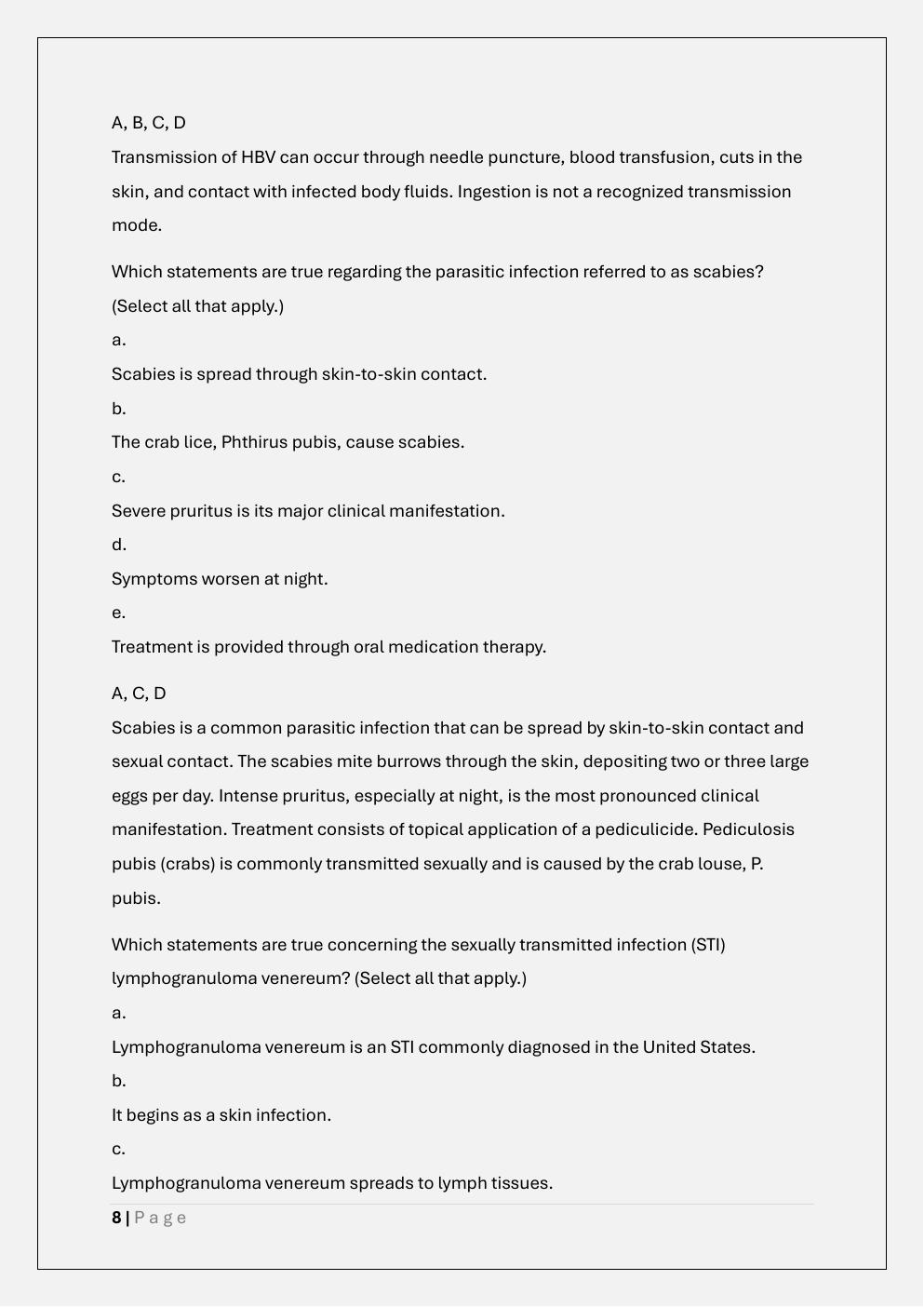 Preview page 8 of NURS 611 ADVANCED PATHOPHYSIOLOGY  EXAM 4 PREP /NURS 611 EXAM 4
