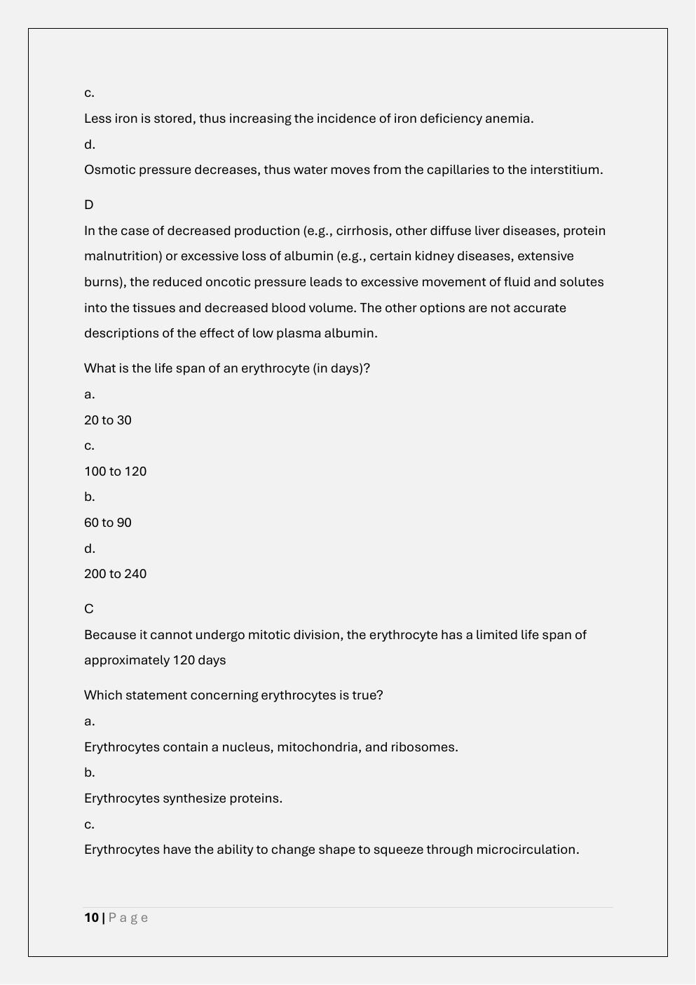 Preview page 10 of NURS 611 ADVANCED PATHOPHYSIOLOGY  EXAM 4 PREP /NURS 611 EXAM 4