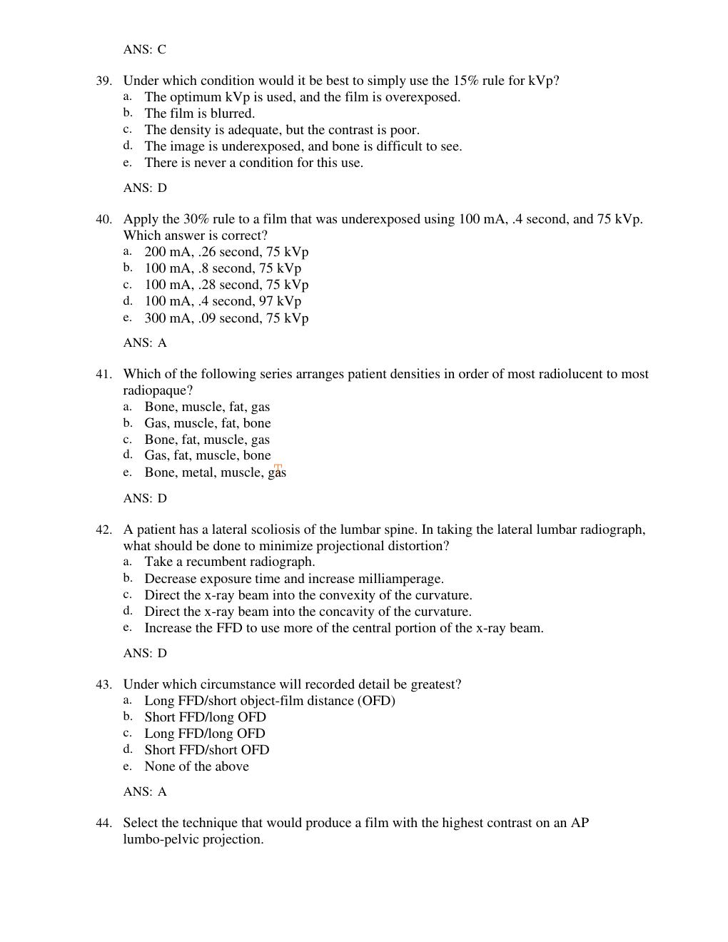 Preview page 8 of Test Bank For Clinical Imaging 3rd Edition By Marchiori