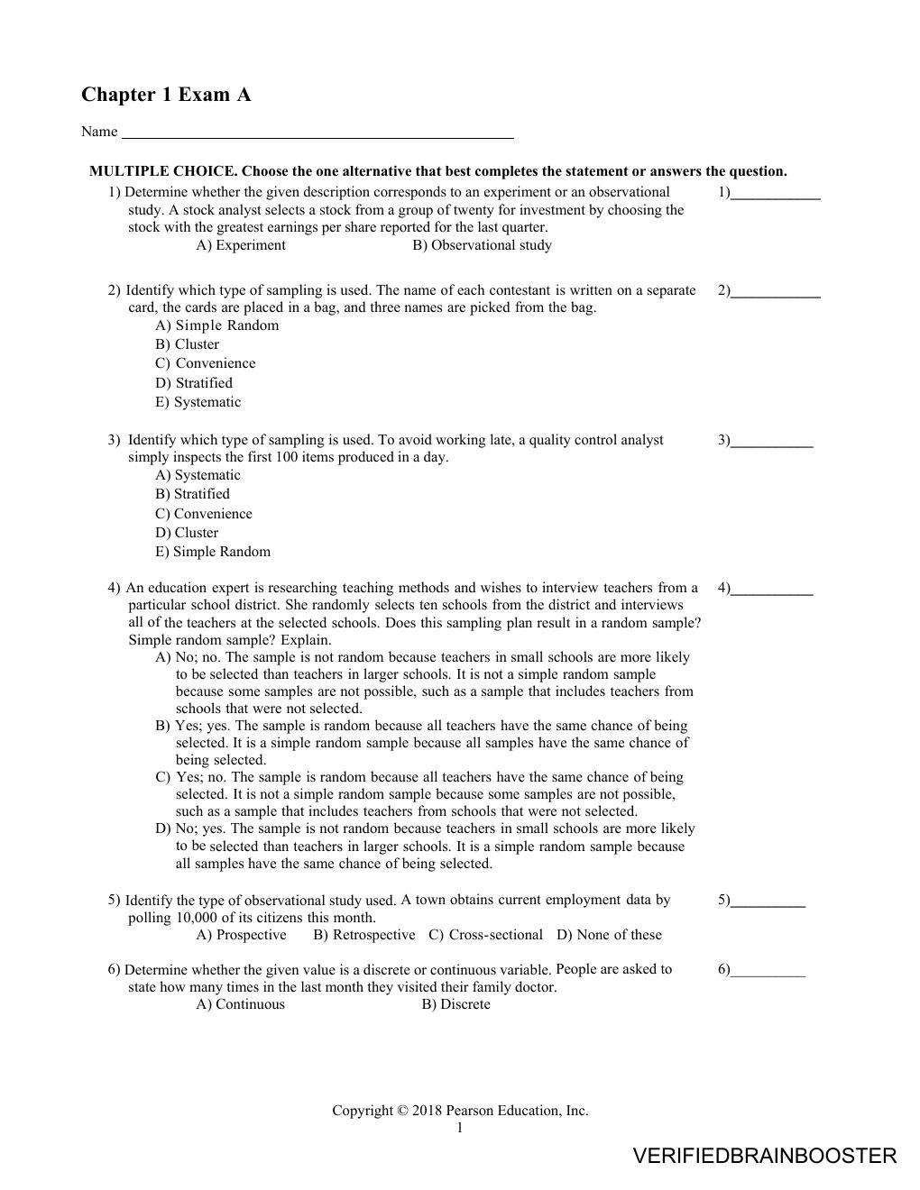 Preview page 5 of Solution Manual For Elementary Statistics 13th Edition by Mario Triola All Chapters 1-14 A+