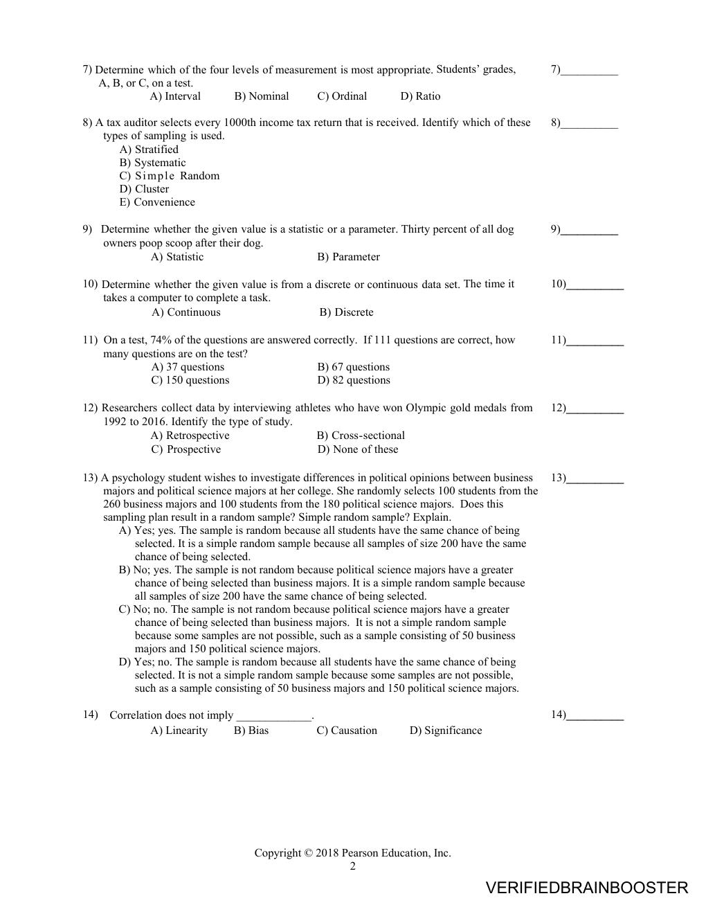 Preview page 6 of Solution Manual For Elementary Statistics 13th Edition by Mario Triola All Chapters 1-14 A+