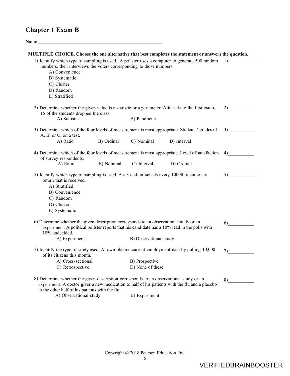 Preview page 9 of Solution Manual For Elementary Statistics 13th Edition by Mario Triola All Chapters 1-14 A+