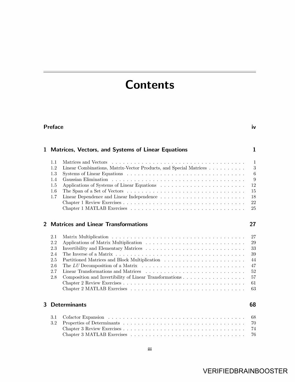 Preview page 3 of Solution Manual For Elementary Linear Algebra A Matrix Approach 2nd Edition by Lawrence Spence, Arnold Insel, Stephen Fr