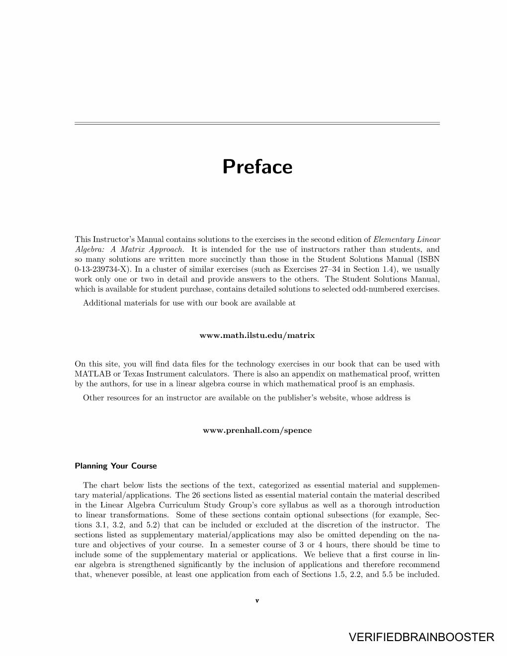 Preview page 5 of Solution Manual For Elementary Linear Algebra A Matrix Approach 2nd Edition by Lawrence Spence, Arnold Insel, Stephen Fr