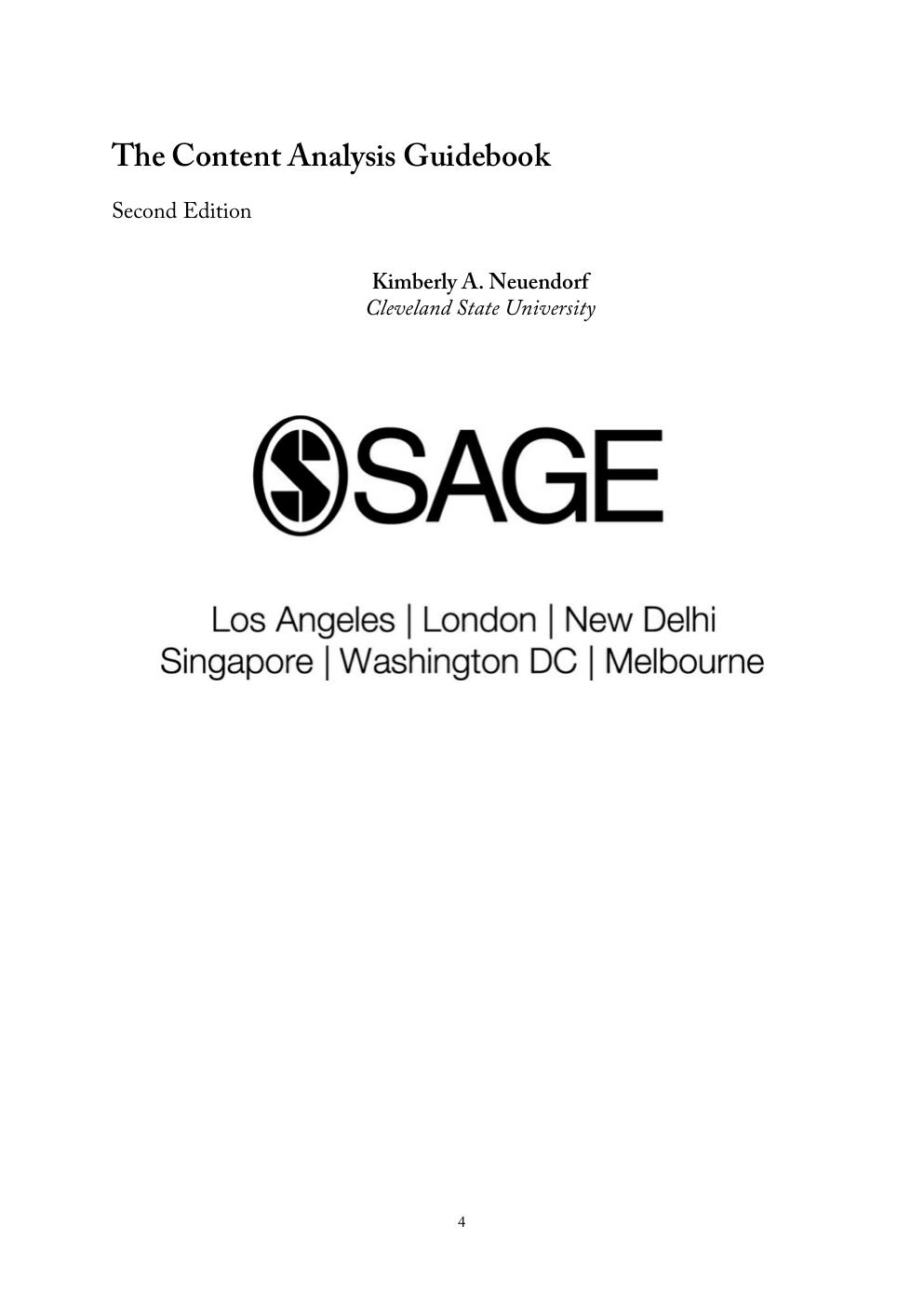 Preview page 4 of The Content Analysis Guidebook 2nd Edition By Kimberly A Neuendorf