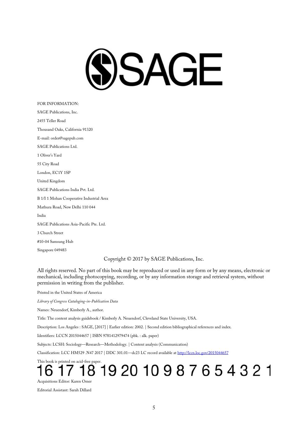 Preview page 5 of The Content Analysis Guidebook 2nd Edition By Kimberly A Neuendorf