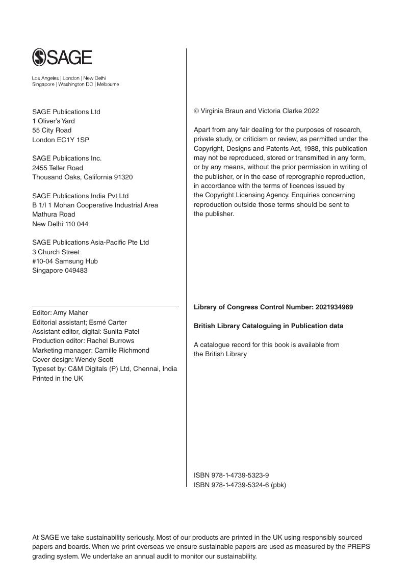 Preview page 6 of Thematic analysis a practical guide By Virginia Braun; Victoria Clarke