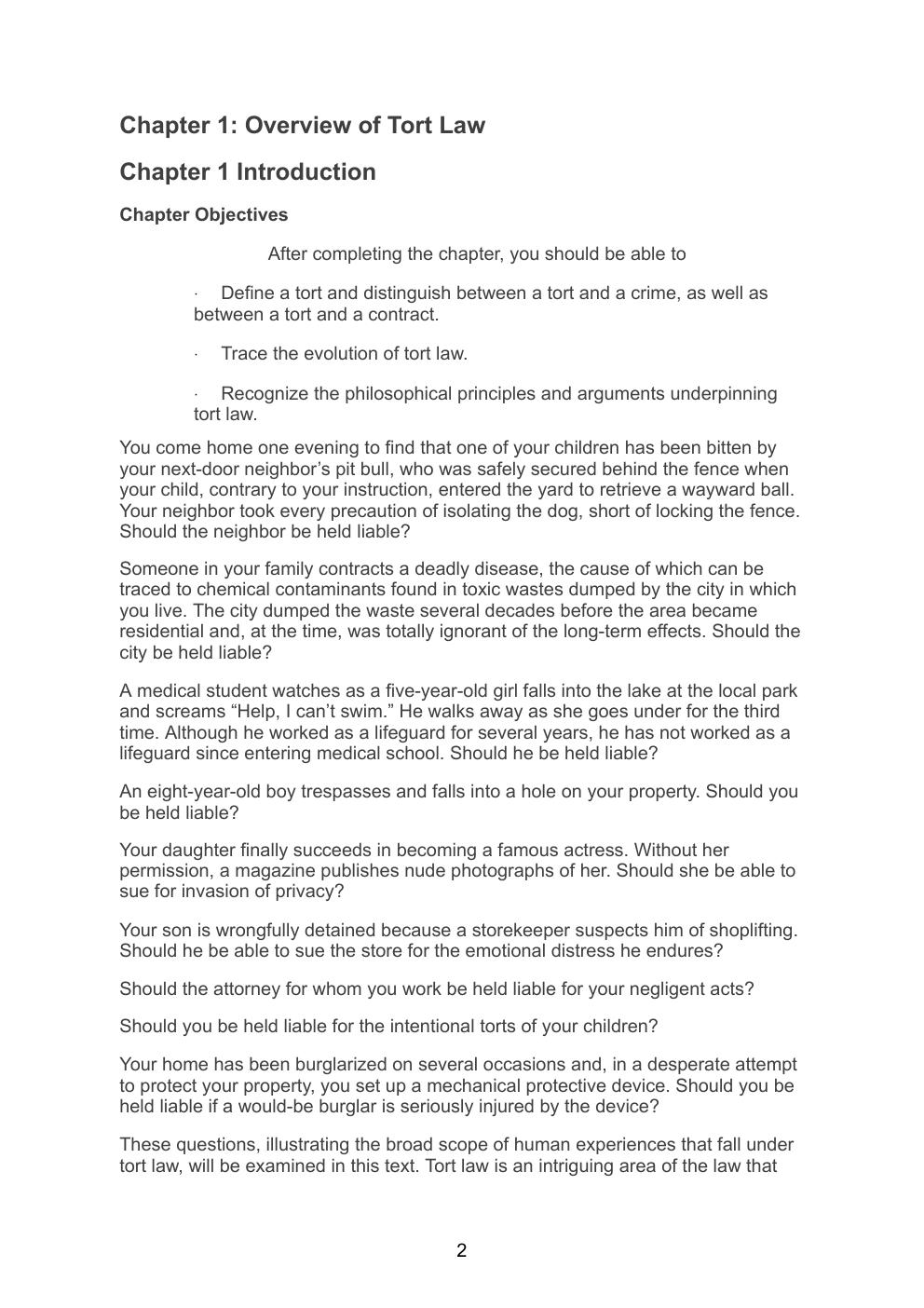 Preview page 3 of Tort Law 6th Edition By J Stanley Edwards, JD