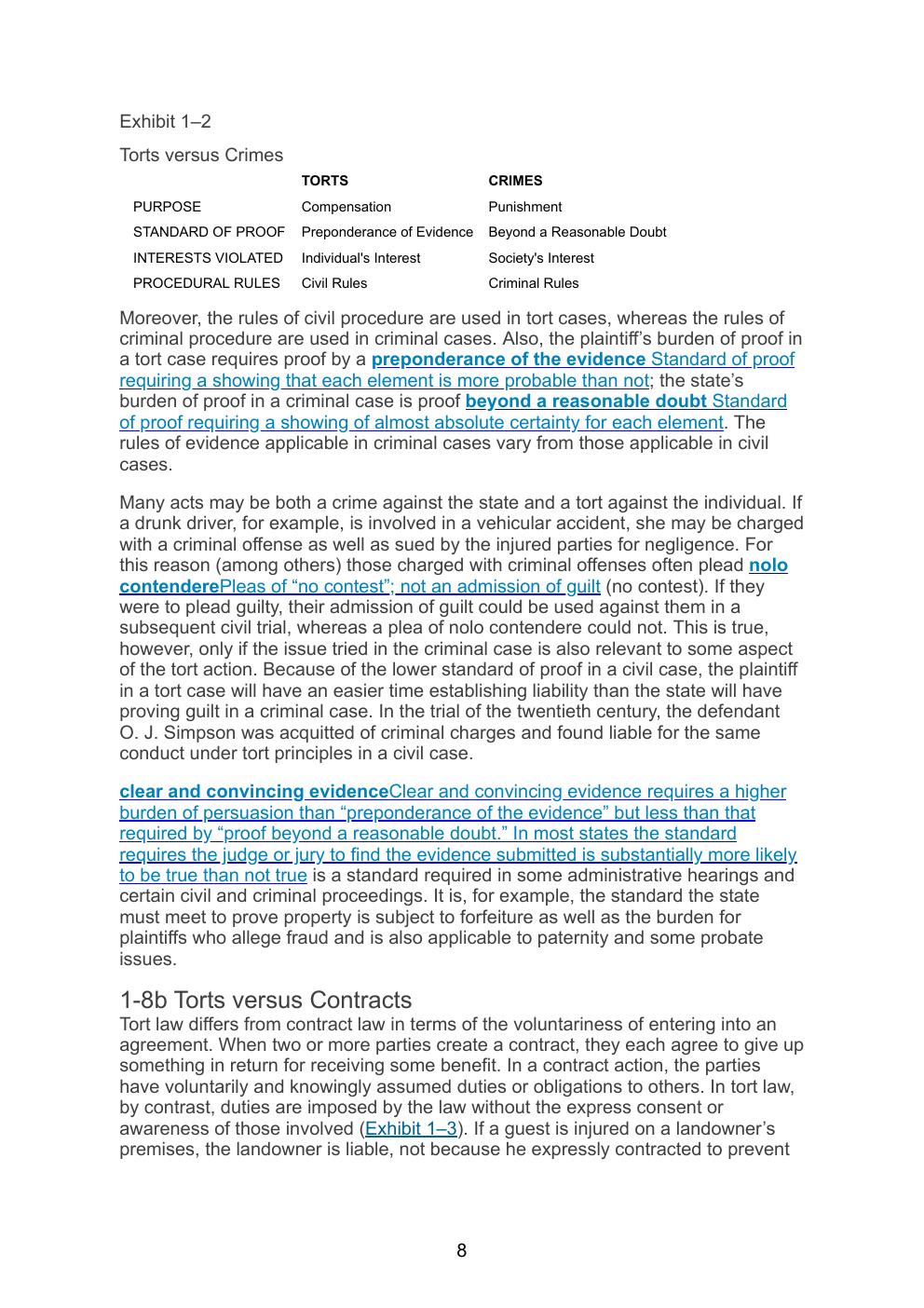Preview page 9 of Tort Law 6th Edition By J Stanley Edwards, JD
