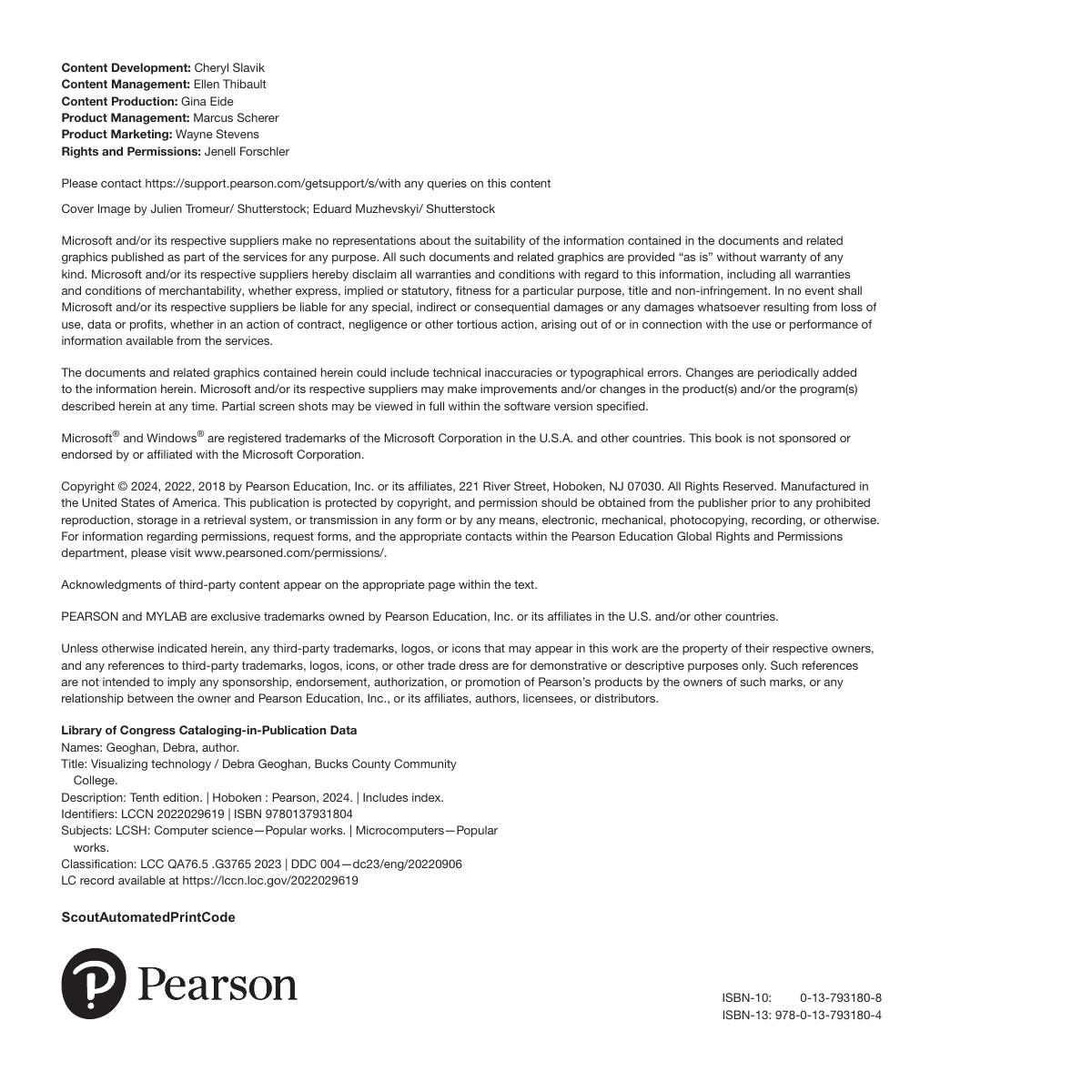 Preview page 3 of Visualizing Technology 10th Edition By Debra Geoghan