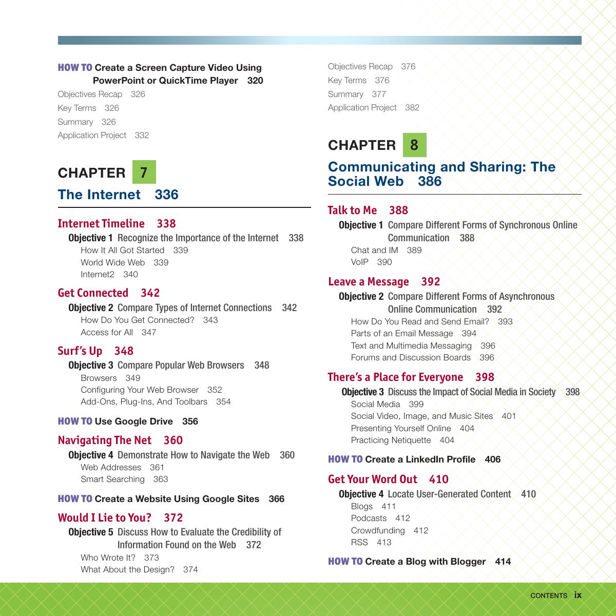 Preview page 10 of Visualizing Technology 10th Edition By Debra Geoghan
