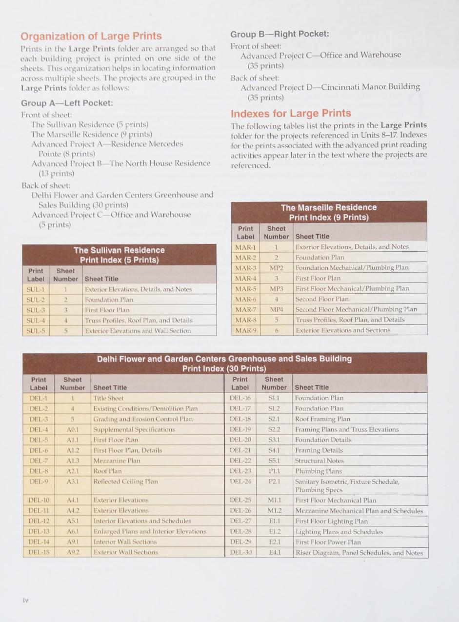 Preview page 5 of eBook (Scan) Print Reading for Construction 7e Walter Brown, Daniel Dorfmueller
