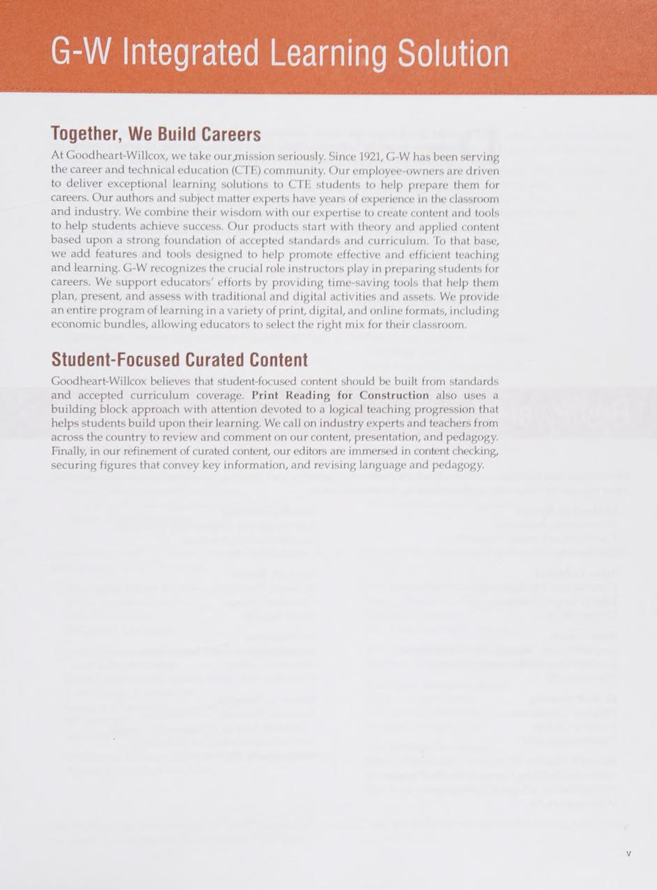 Preview page 6 of eBook (Scan) Print Reading for Construction 7e Walter Brown, Daniel Dorfmueller
