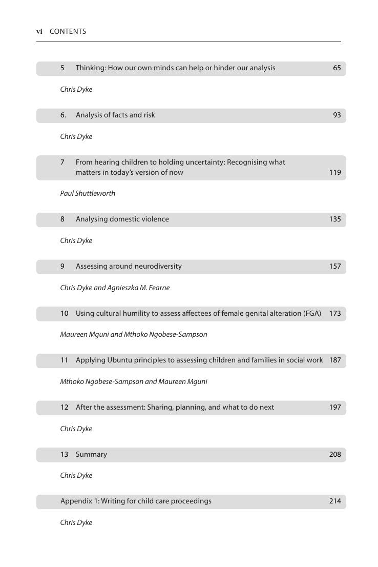 Preview page 7 of Writing Analytical Assessments in Social Work 4th Edition By Dyke, Chris