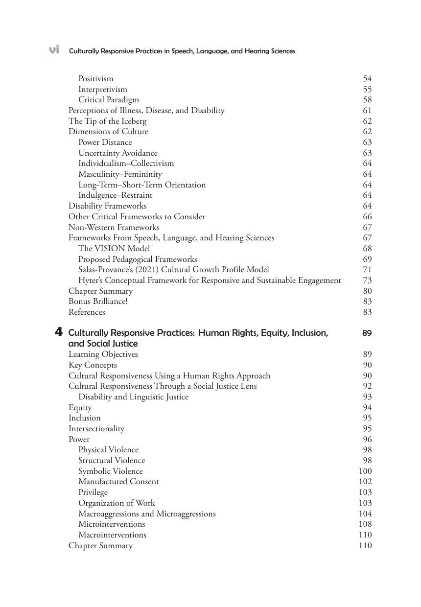Preview page 7 of Culturally Responsive Practices in Speech, Language, and Hearing Sciences 3rd Edition By Yvette Hyter, Marlene Salas-Pro