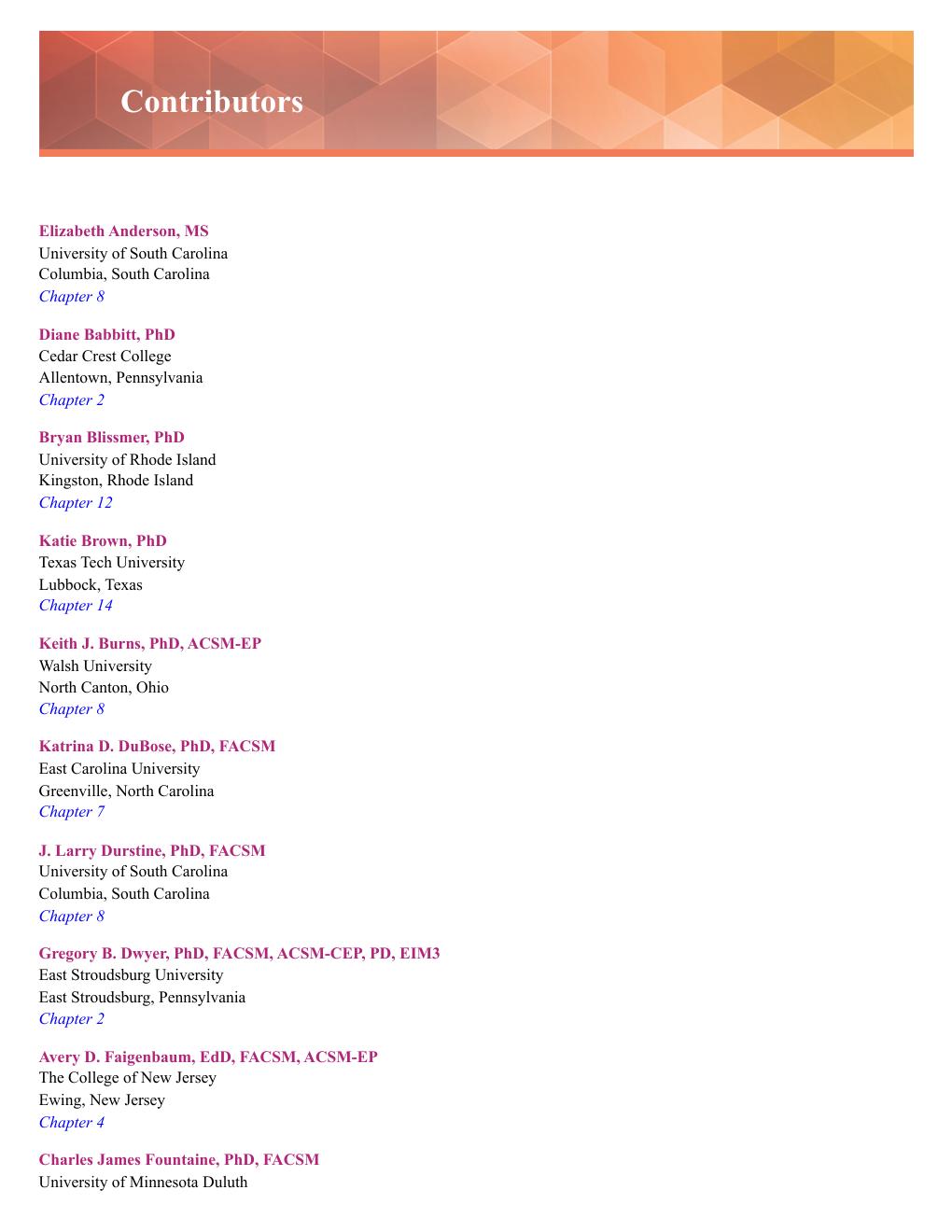 Preview page 9 of PDF(eBook) ACSM's Resources for the Exercise Physiologist 3rd edition  by Ph.D. Gordon, Benjamin T,Chambliss, Heather ,