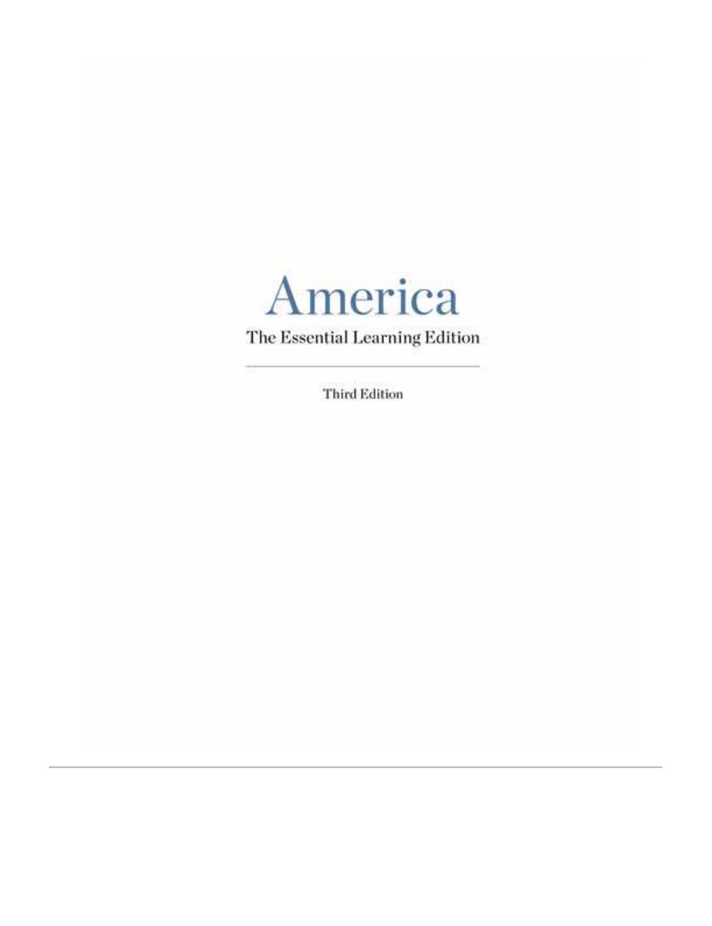 Preview page 3 of PDF(eBook) America The Essential Learning Edition 3rd Edition By David E. Shi
