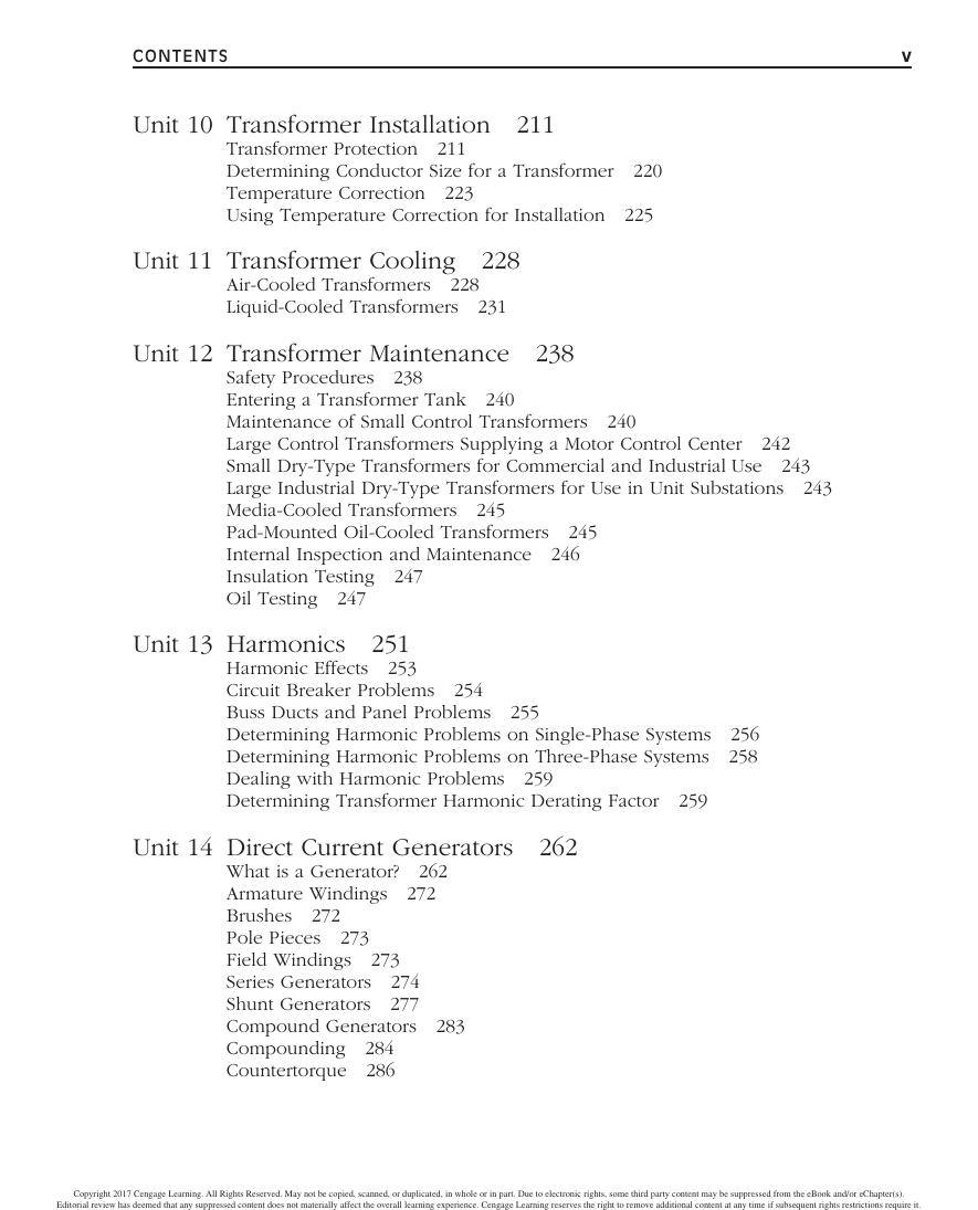 Preview page 7 of Electrical Transformers and Rotating Machines 4th Edition By Stephen Herman