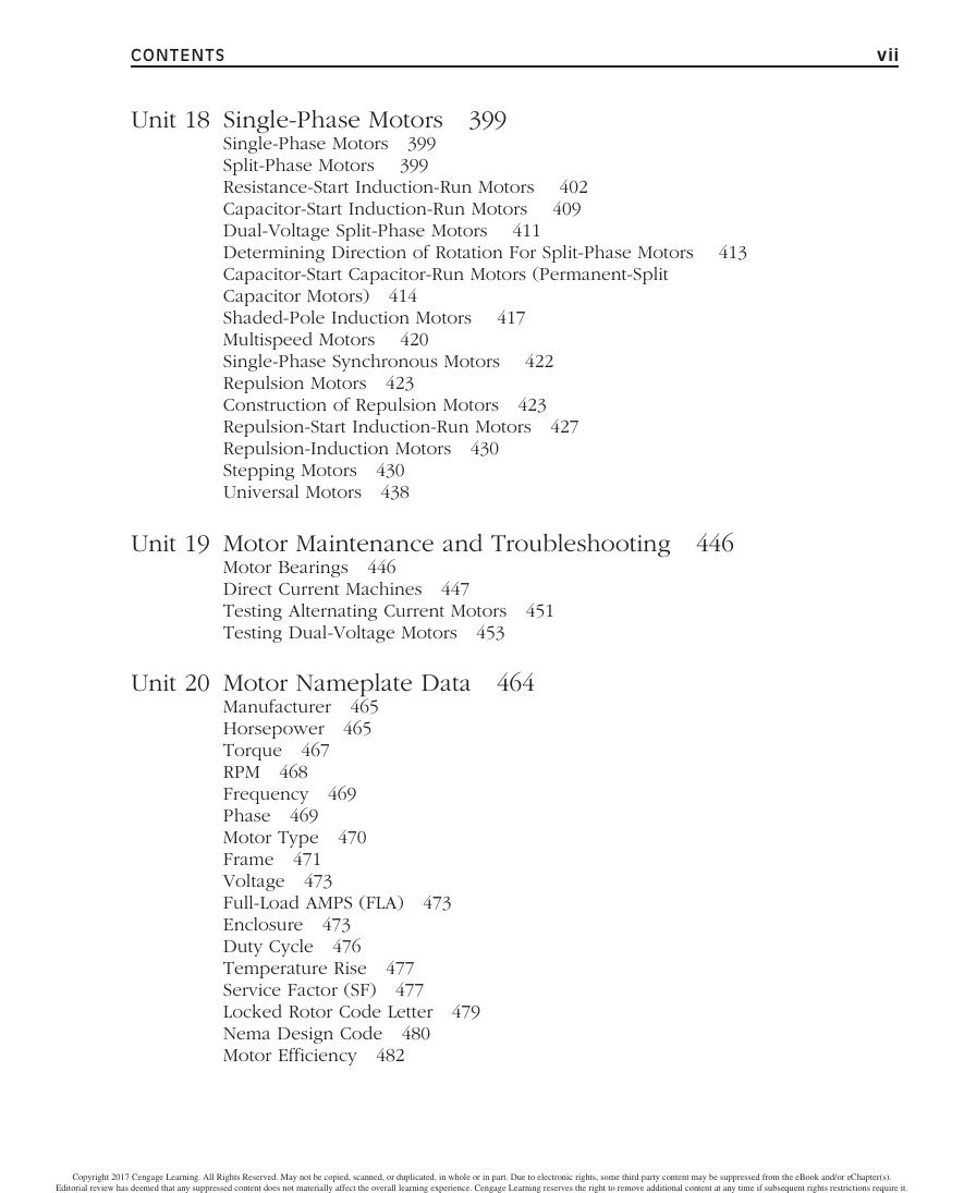 Preview page 9 of Electrical Transformers and Rotating Machines 4th Edition By Stephen Herman