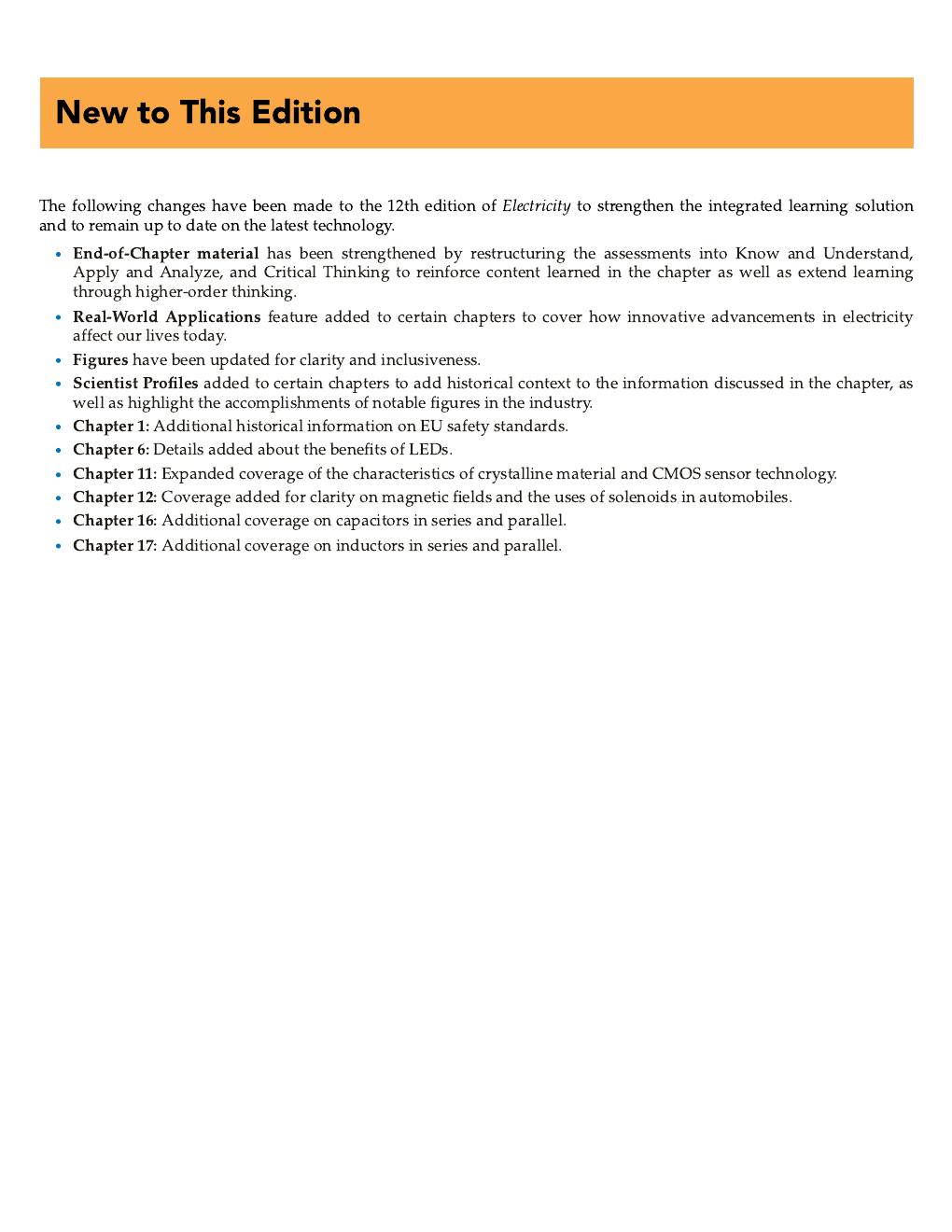 Preview page 8 of Electricity 12th Edition By Howard Gerrish, William Dugger, Kenneth DeLucca