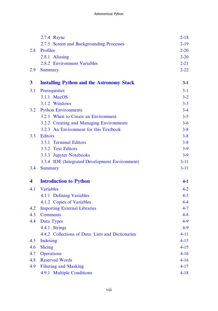 Preview page 9 of eBook Astronomical Python 1st Edition By  Imad Pasha