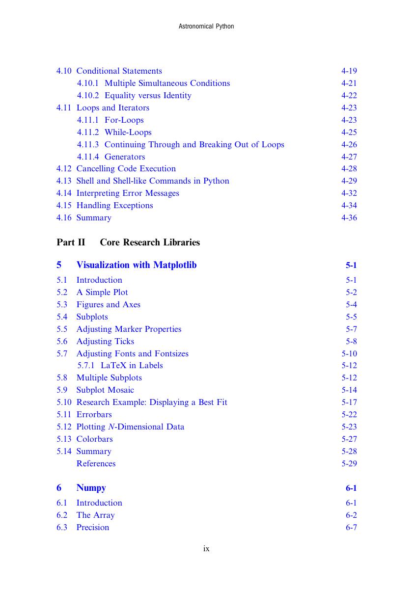 Preview page 10 of eBook Astronomical Python 1st Edition By  Imad Pasha