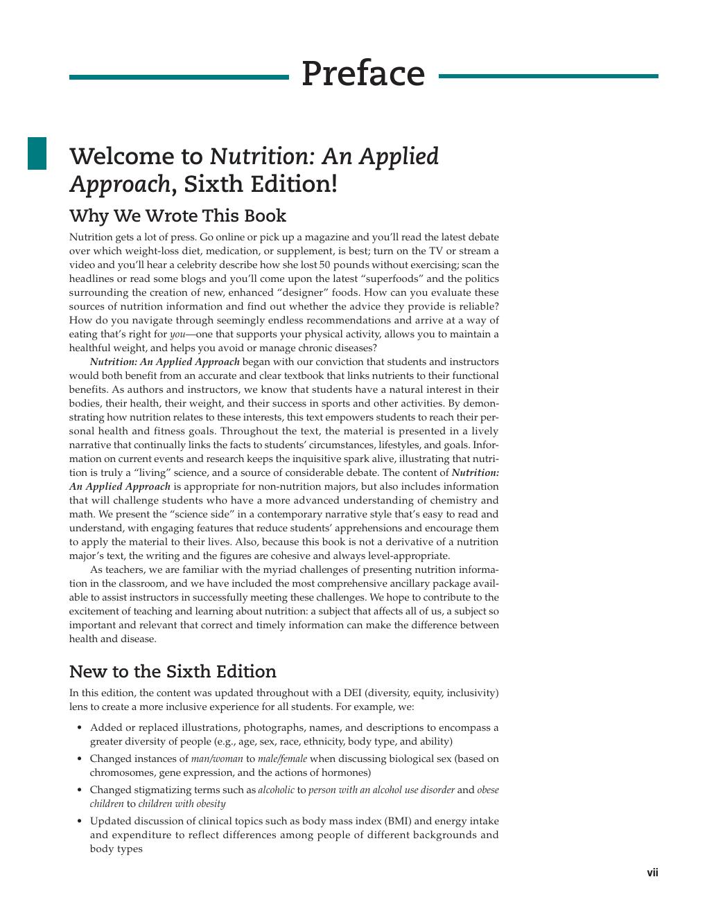 Preview page 9 of Nutrition An Applied Approach 6th Edition By Janice Thompson