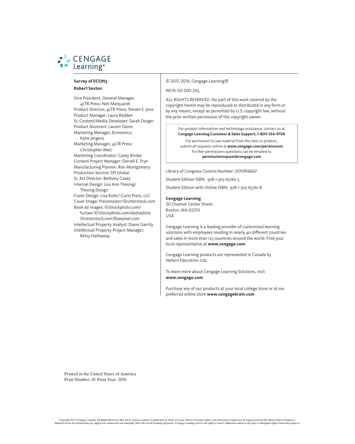 Preview page 5 of Survey of Econ 3rd Edition By Robert Sexton