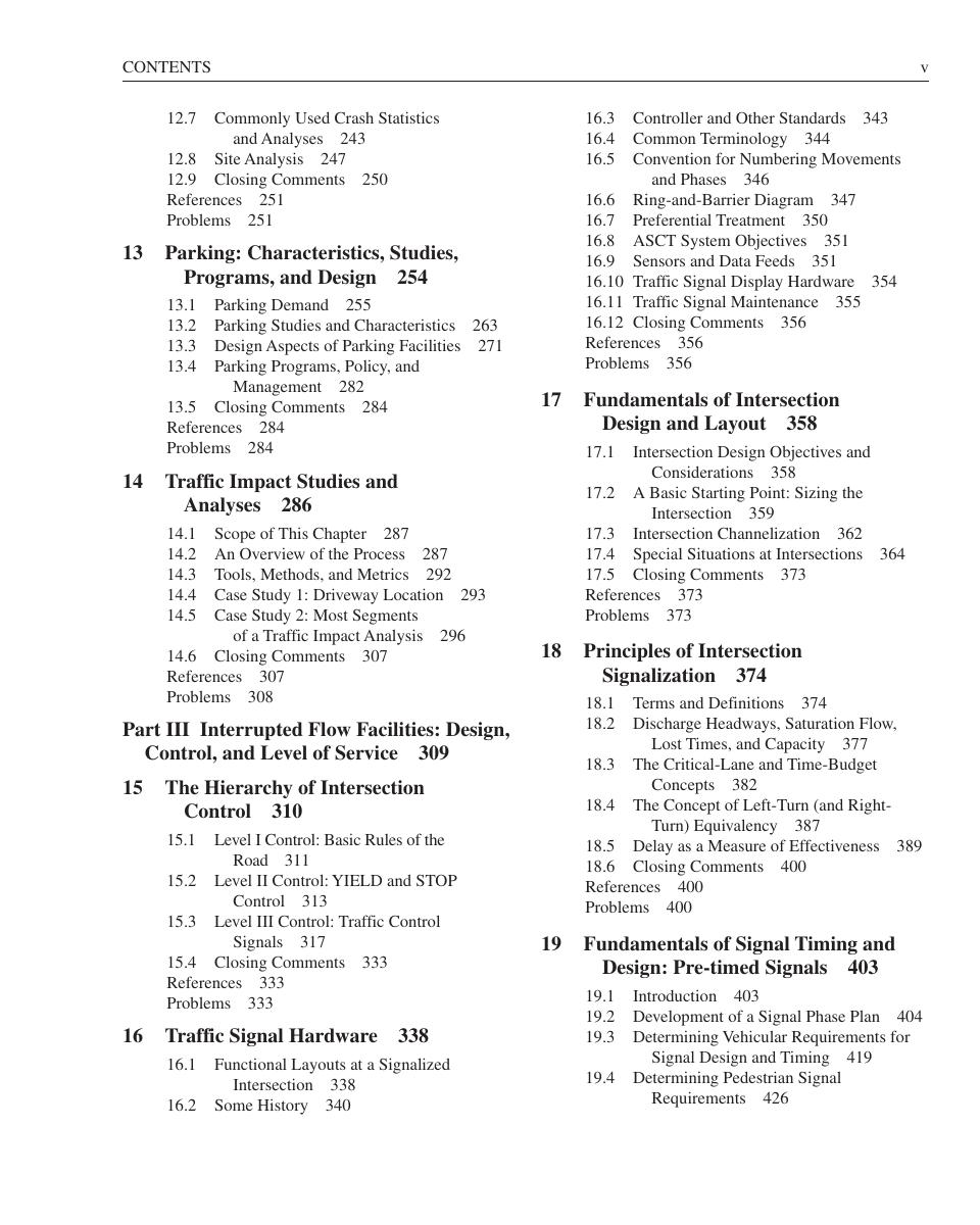 Preview page 10 of Traffic Engineering 5th Edition By Roger Roess, Elena Prassas, William McShane