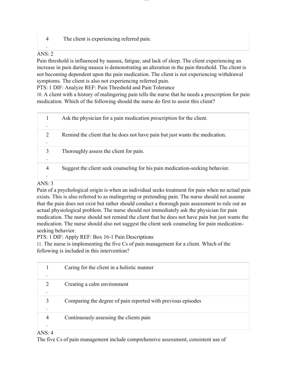 Preview page 5 of Prioritization Delegation and Assignment 4th Edition By LaCharity Test Bank