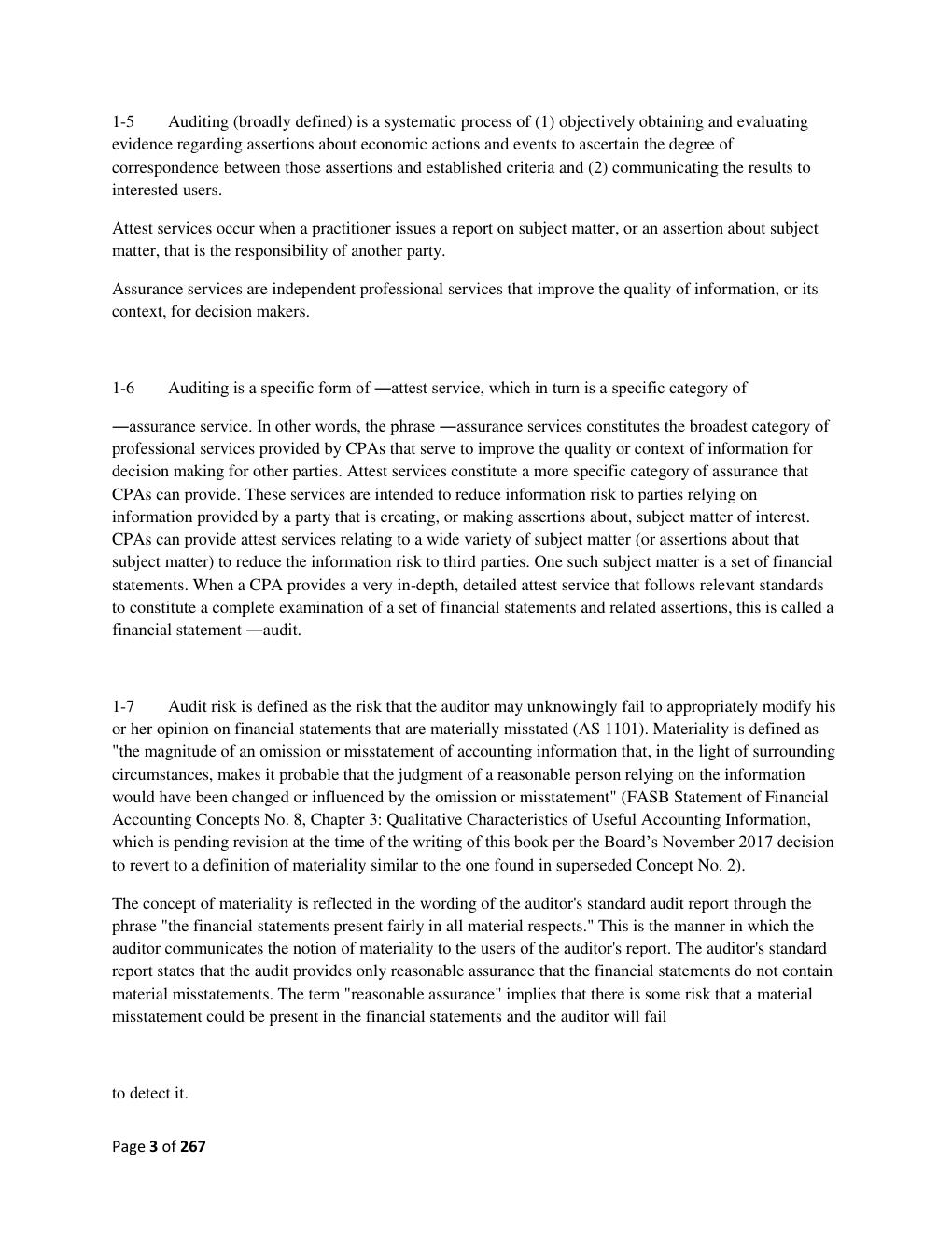 Preview page 3 of SOLUTION MANUAL for Auditing & Assurance Services: A Systematic Approach 12th Edition, by Douglas F. Prawitt William F.