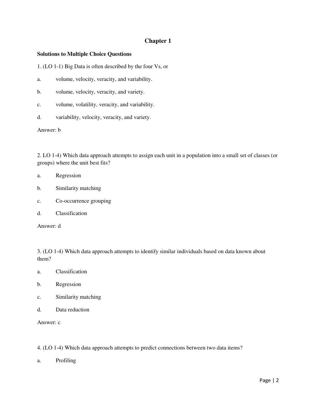 Preview page 2 of SOLUTION MANUAL for Data Analytics for Accounting, 3rd Edition by Vernon Richardson All Chapters Included 1 - 9| Verifie
