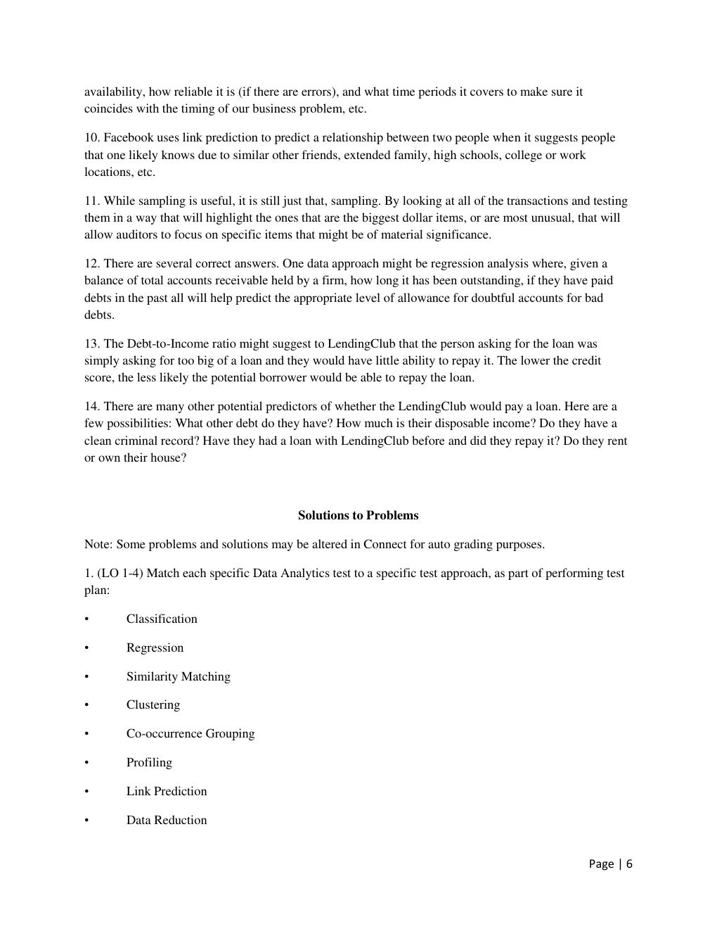 Preview page 6 of SOLUTION MANUAL for Data Analytics for Accounting, 3rd Edition by Vernon Richardson All Chapters Included 1 - 9| Verifie