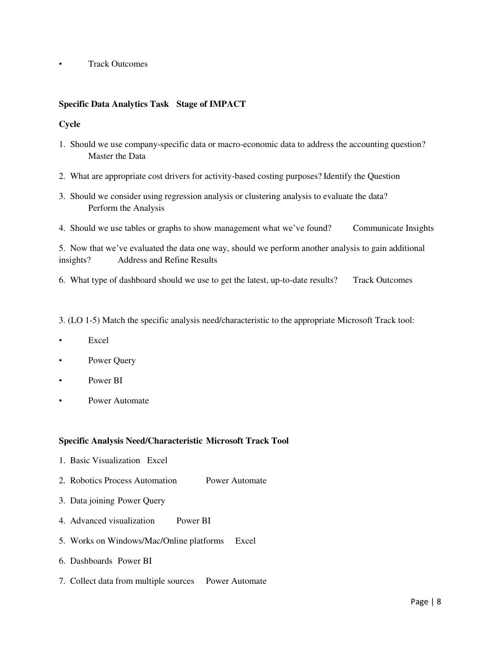 Preview page 8 of SOLUTION MANUAL for Data Analytics for Accounting, 3rd Edition by Vernon Richardson All Chapters Included 1 - 9| Verifie