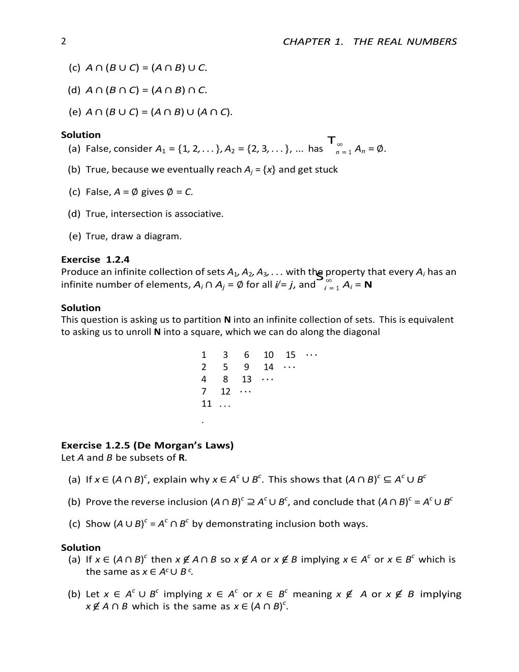 Preview page 6 of Solutions Manual for Understanding Analysis 2nd Edition by Abbott All Chapters 1-8 Covered