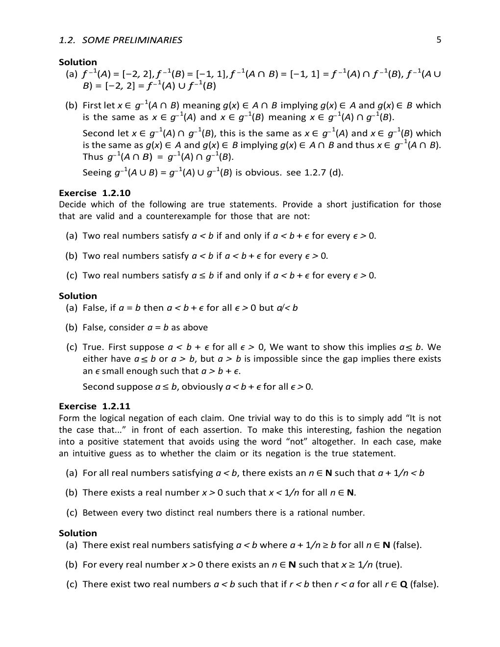 Preview page 9 of Solutions Manual for Understanding Analysis 2nd Edition by Abbott All Chapters 1-8 Covered