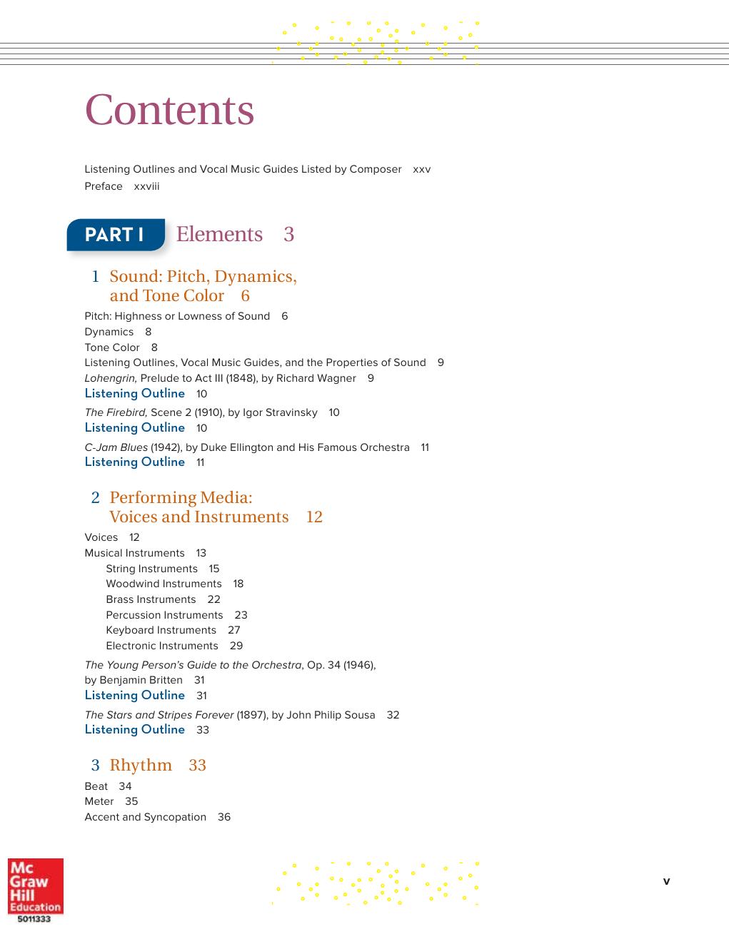 Preview page 5 of Music An Appreciation 13th Edition By Roger Kamien