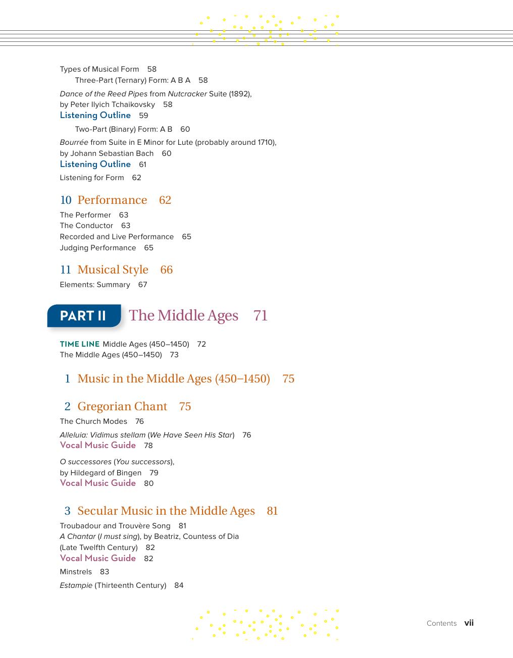 Preview page 7 of Music An Appreciation 13th Edition By Roger Kamien