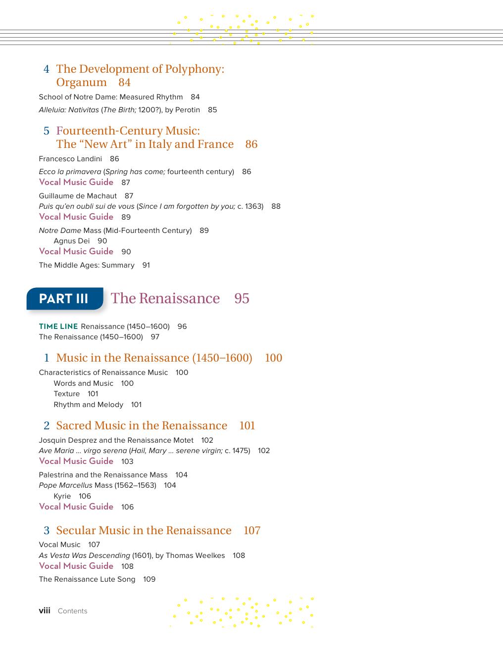 Preview page 8 of Music An Appreciation 13th Edition By Roger Kamien
