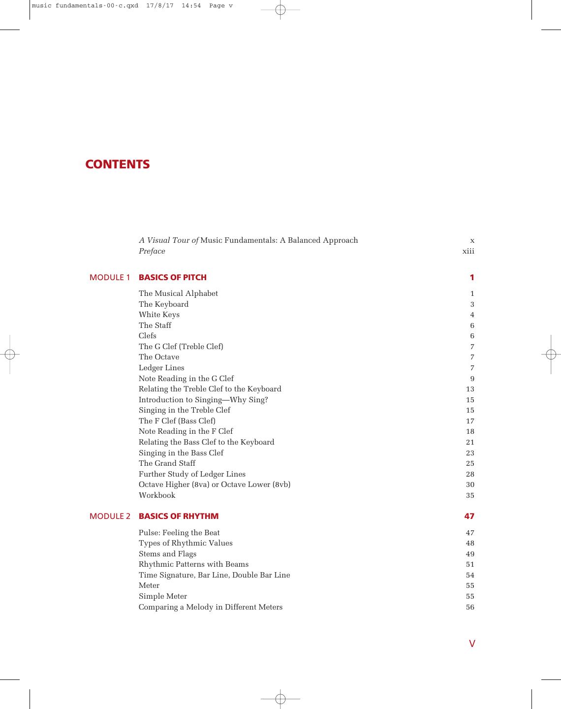 Preview page 5 of Music Fundamentals A Balanced Approach 3rd Edition By Sumy Takesue