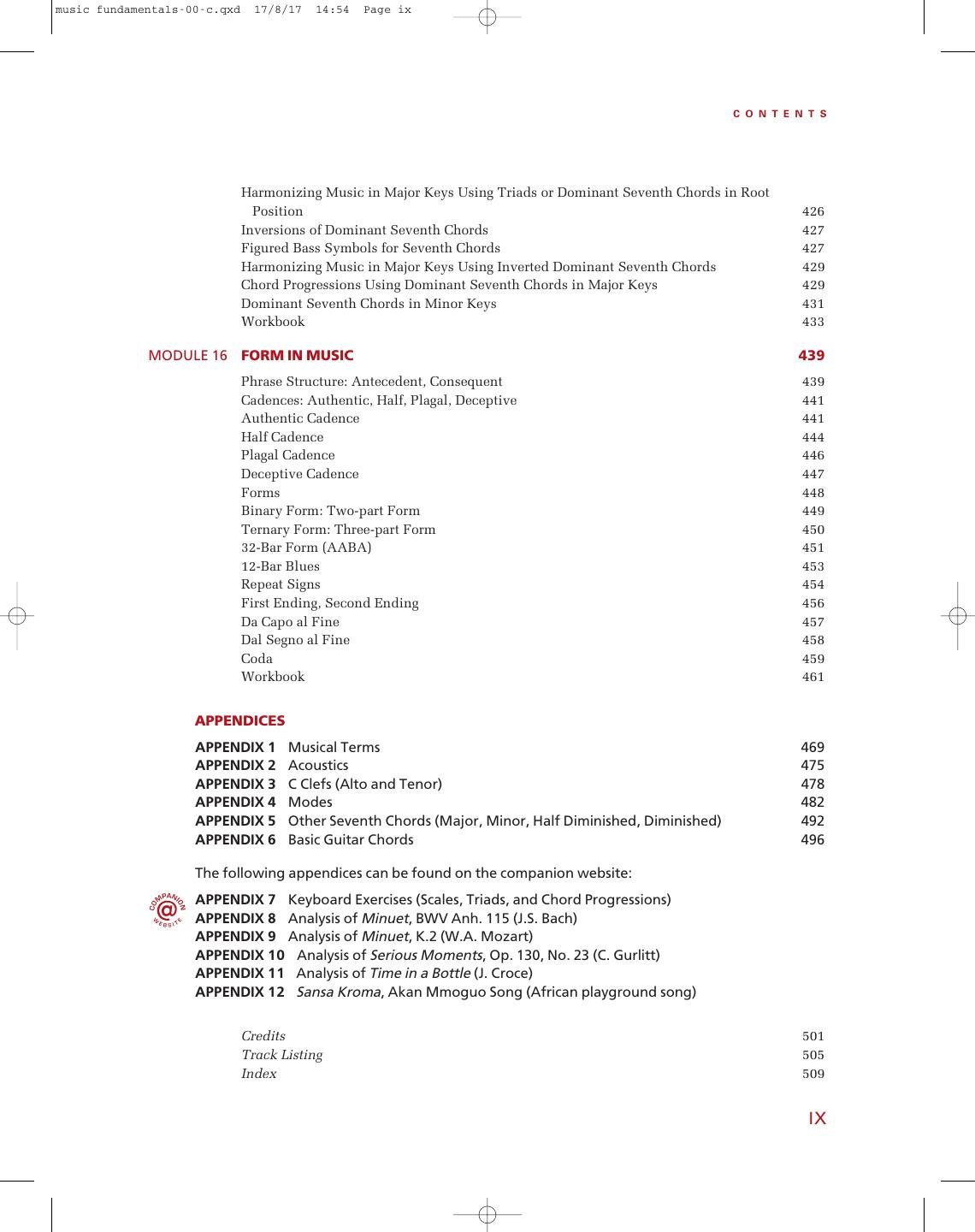 Preview page 9 of Music Fundamentals A Balanced Approach 3rd Edition By Sumy Takesue