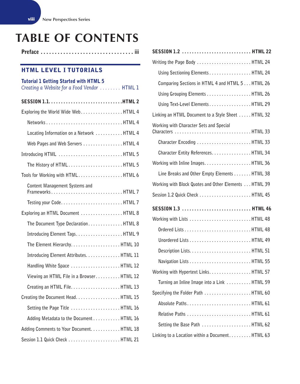 Preview page 10 of New Perspectives on HTML 5 and CSS 8th Edition By Patrick M. Carey
